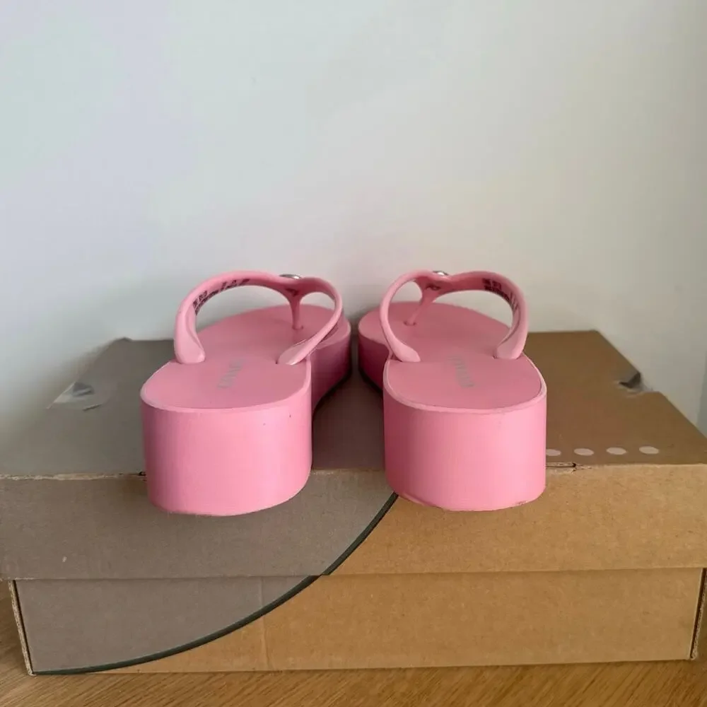 COACH Vianna ‘Flower Pink’ Women Wedge Sandals- SZ 7